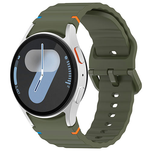 Ремешок для Samsung Galaxy Watch 7 FE /6/5/4 силиконовым 20mm | MK03050