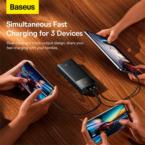 Baseus Цифровой дисплей Быстрая зарядка Power Bank 20000mAh 22.5W | MK03077
