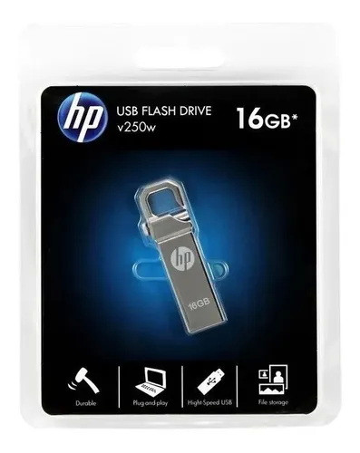 Флешка-диск HP 16 GB / USB-диск v250w из нержавеющей стали | MK00396