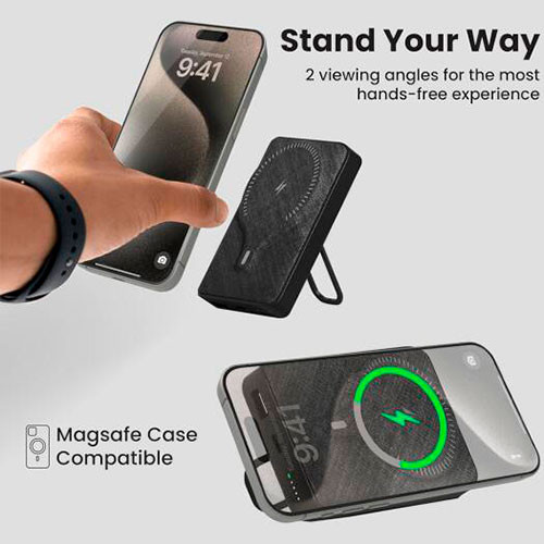 Power Bank BRAVE BP-16 Magnetic Mini Wireless Fast Charge 20W (10,000mAh) | MK03102