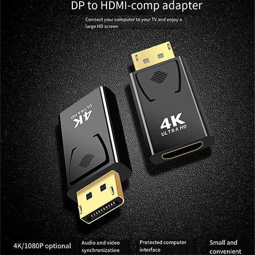 Конвертер-переходник с порта Display Port в HDMI 4K | MK03137