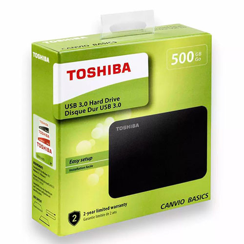 TOSHIBA Portable HDD 500GB | MK03208