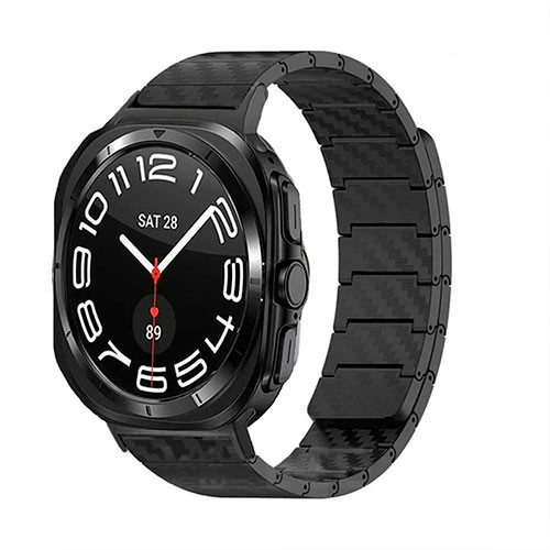 Ремешок для Samsung Galaxy Watch 7 Ultra магнитный  углеродного волокна | MK03221
