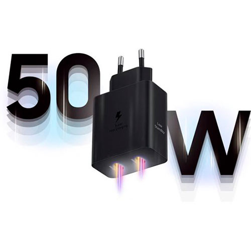 Адаптер SAMSUNG Duo 50W PD USB-C + кабель 5A/1,8 м (Оригинал) | MK03226