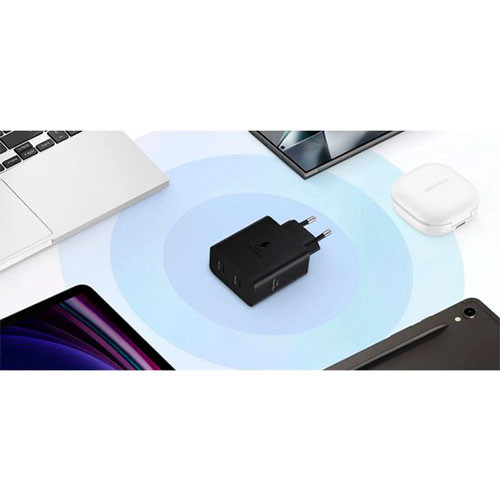 Адаптер SAMSUNG Duo 50W PD USB-C + кабель 5A/1,8 м (Оригинал) | MK03226