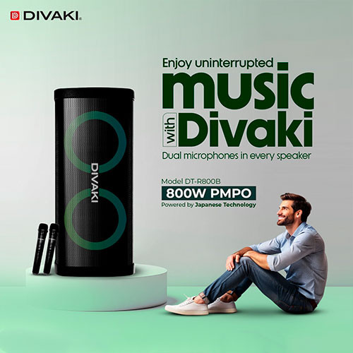 Divaki DT-R800B Speaker 800W (2-Microphone) | MK03247