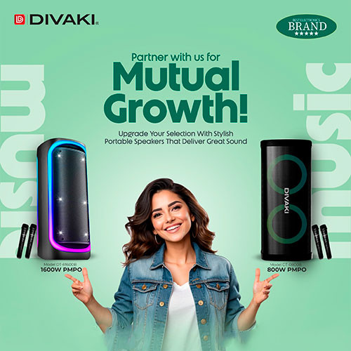 Divaki DT-R1600B Speaker 1600W (2-Microphone) | MK03248