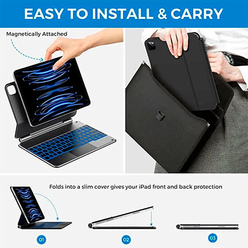 Чехол-клавиатура Smart Keyboard для iPad Air 11 дюймов (2024) | MK03254