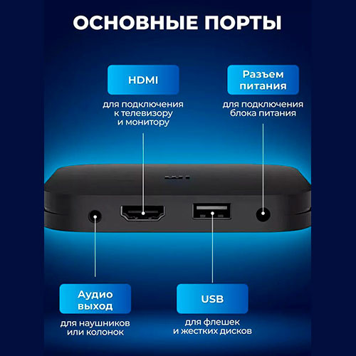 Смарт ТВ приставка Mi Box s 2nd gen | MK03255