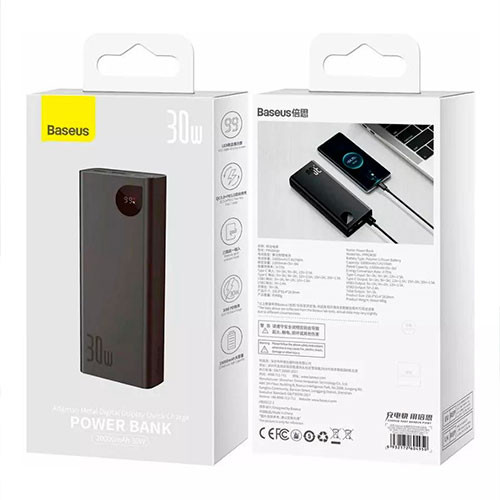 BASEUS Adaman2 Digital Display Fast 30W (10,000mAh) Black | MK03265
