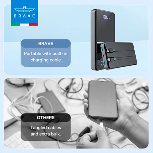 BRAVE BP-25 Ultra Lite Fast Charging, 22.5W (12.000mAh) | MK03268