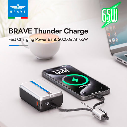 BRAVE BP-28 Fast Charging, 65W (20.000mAh) | MK03269