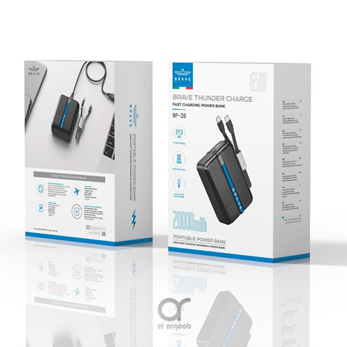 BRAVE BP-28 Fast Charging, 65W (20.000mAh) | MK03269