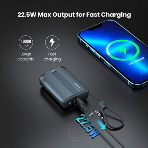 BRAVE BP-17 Compact Palm-sized 10.000mAh, 22.5W Fast Charge | MK03298
