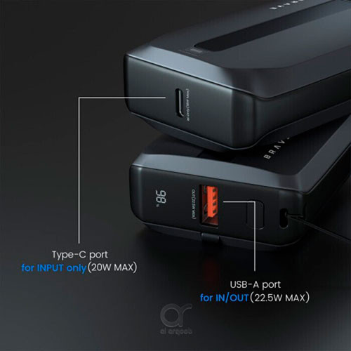 BRAVE BP-17 Compact Palm-sized 10.000mAh, 22.5W Fast Charge | MK03298