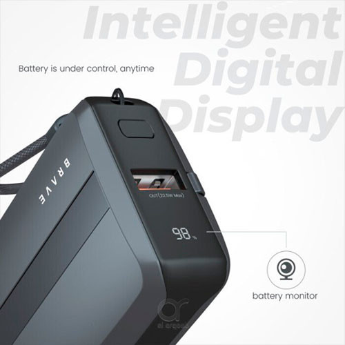 BRAVE BP-17 Compact Palm-sized 10.000mAh, 22.5W Fast Charge | MK03298