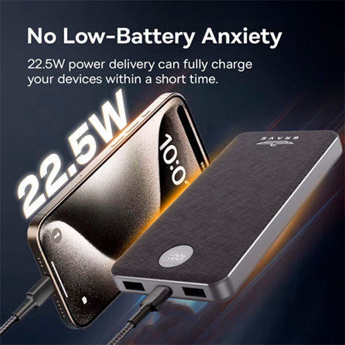BRAVE BP-21 Ultra Lite Fast Charging, 22.5W (10.000mAh) | MK03302