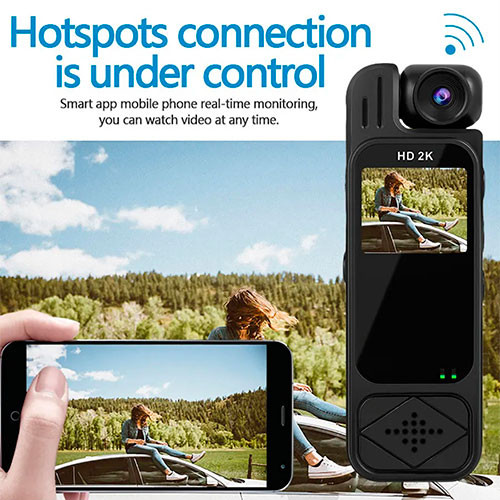 Экшн-камера мини видение WiFi 2K | MK03390