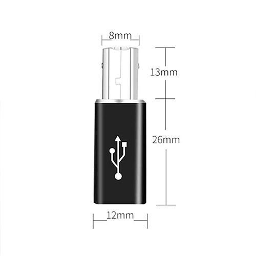 Переходник для принтера TYPE-C разъем - штекер USB В | MK03456