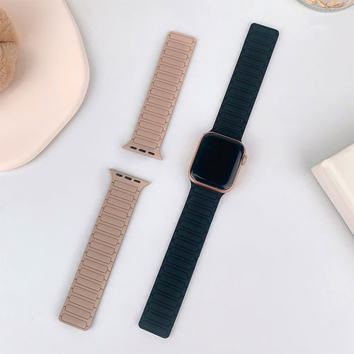 Ремешок для Apple Watch 42/44/45/46/49 mm с двойной магнитной пряжкой | MK03466