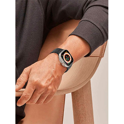 Ремешок для Apple Watch 42/44/45/46/49 mm с двойной магнитной пряжкой | MK03466