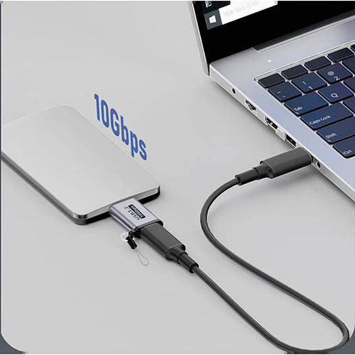 Адаптер Micro-B на Type-C женский USB 3.2 10Гб/с | MK03514