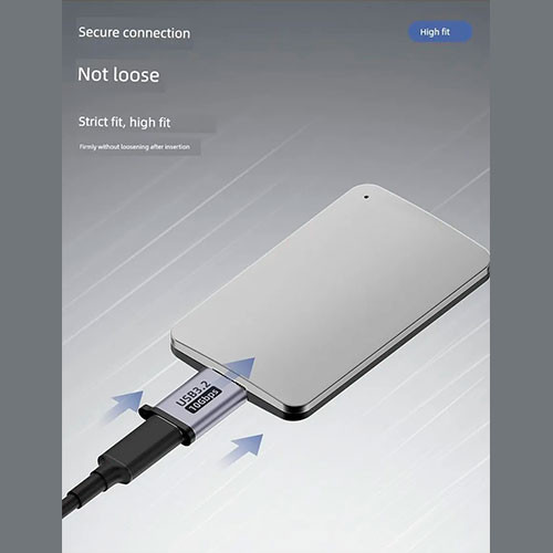 Адаптер Micro-B на Type-C женский USB 3.2 10Гб/с | MK03514