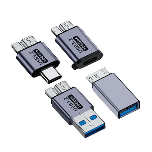 Адаптер Micro-B на Type-C женский USB 3.2 10Гб/с | MK03514