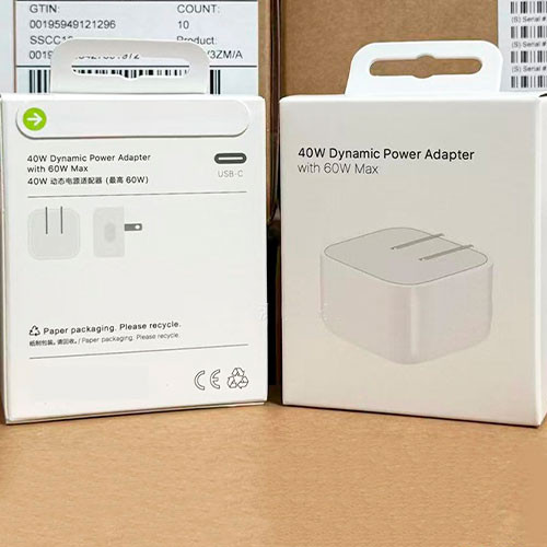 Apple 40W динамический адаптер питания (поддерживает до 60 Вт)» для iPhone 17 Pro/17 Pro Max | MK03546