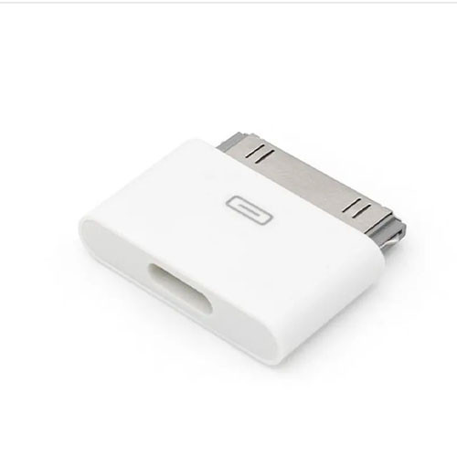 Адаптер 30-Pin для iPhone 4/4S (белый, Type-C female) | MK03566