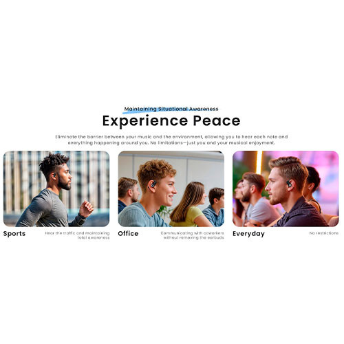 BRAVE E-30 Open-Ear Sport Fit 1 | MK03579