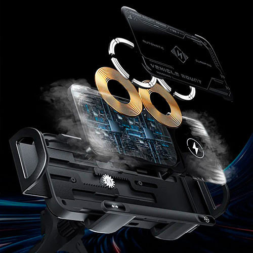 Авто держатель с беспроводной зарядкой | MK03597