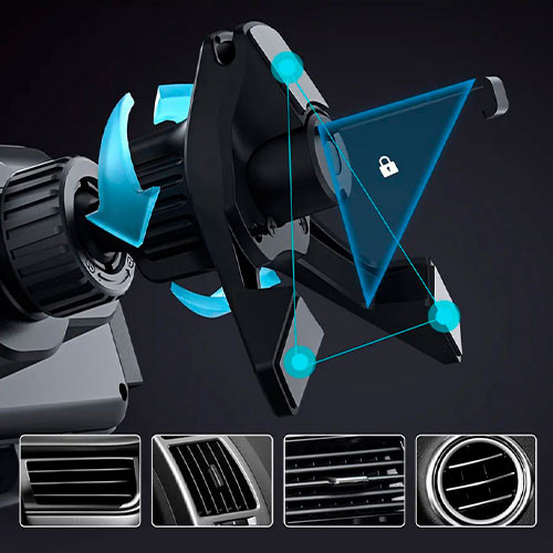 Авто держатель с беспроводной зарядкой | MK03597