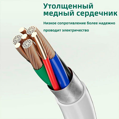 Сетевой фильтр, настольный, 3 розеток, С портом для быстрой зарядки | MK03618