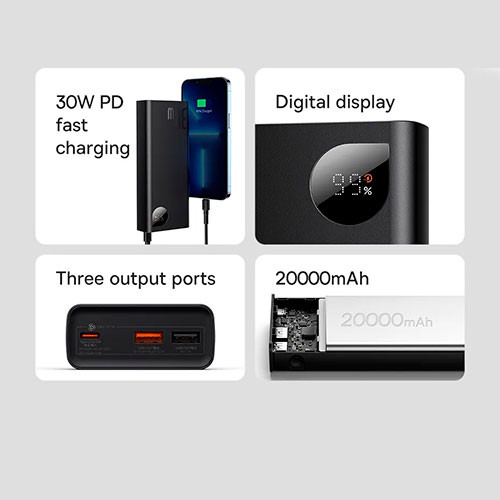 BASEUS Adaman with Display 30W (20,000mAh) | MK03642