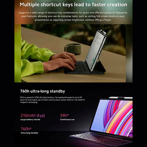 Чехол для Redmi Pad Pro Keyboard | MK03655