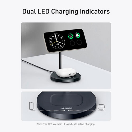 Anker MagGo Wireless Charger 2-in-1 Stand 15W | MK03670