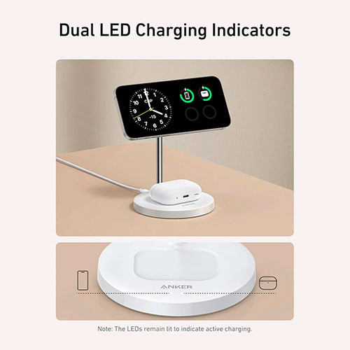 Anker MagGo Wireless Charger 2-in-1 Stand 15W | MK03670