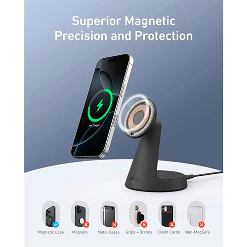 Anker MagGo Wireless Charger 2-in-1 Dock 15W | MK03671