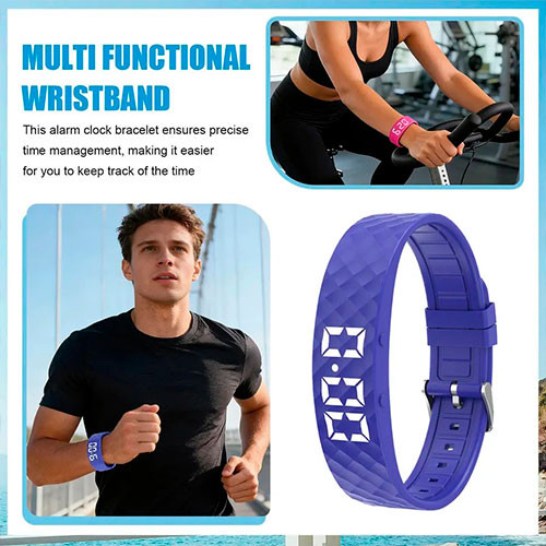 Вибрационный будильник для тяжелого сна, браслет для Men & W | MK03756