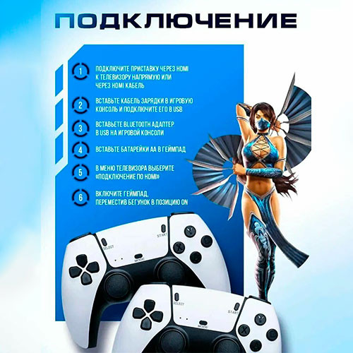 Игровая приставка консоль GameStick M15, 20,000+ игр, 64 ГБ | MK03816