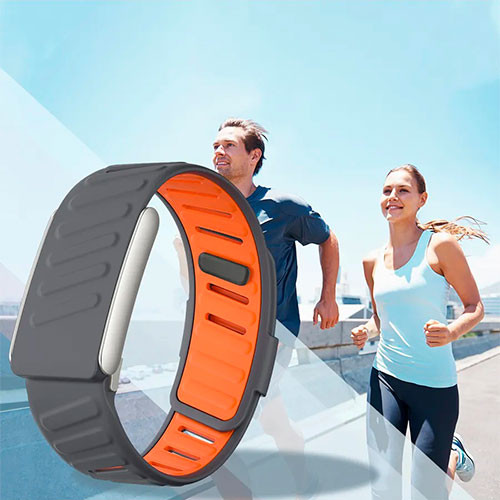 Ремешок Браслет Whoop 5.0 из силикона, двухцветный, водонепроницаемы | MK03823