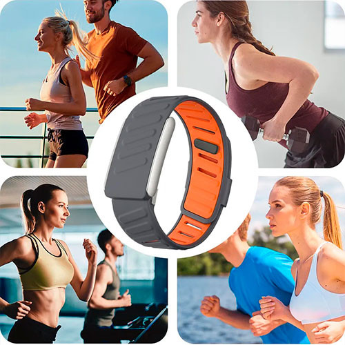 Ремешок Браслет Whoop 5.0 из силикона, двухцветный, водонепроницаемы | MK03823