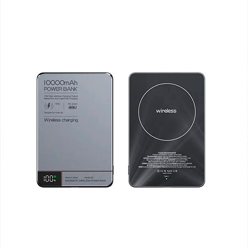 Ультратонкий магнитный пауэрбанк 10000mAh Быстрая зарядка | MK03825