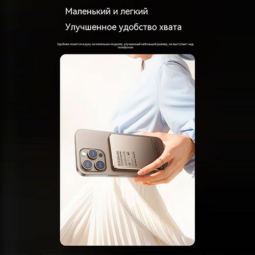 Ультратонкий магнитный пауэрбанк 50000mAh Быстрая зарядка | MK03826