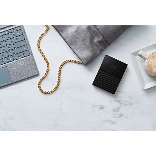 Внешний портативный жесткий диск WD My Passport 1 ТБ, черный, USB 3.0 | MK03851