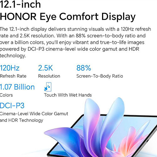 HONOR Pad 10 + (Keyboard,Pencil) 8/256GB (12.1-inch) | MK03852