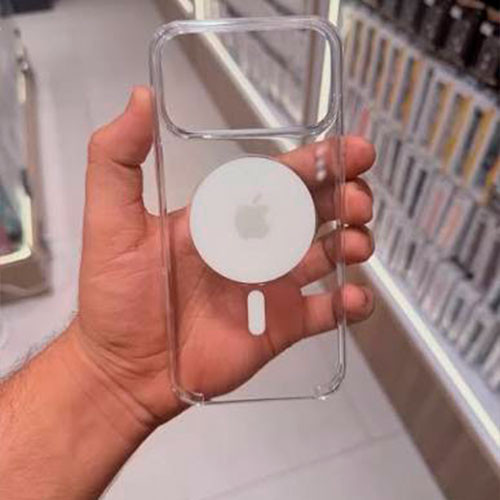 Чехол на iPhone 18 Pro Max MagSafe прозрачный с магнитом | MK04121