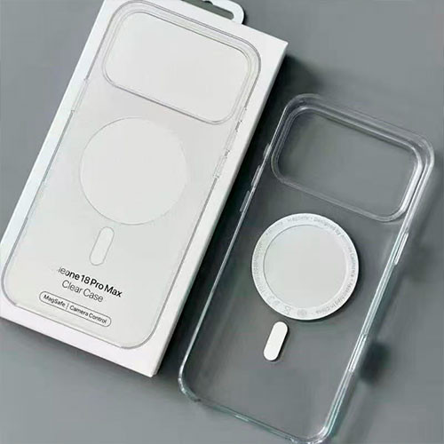 Чехол на iPhone 18 Pro MagSafe прозрачный с магнитом | MK04122
