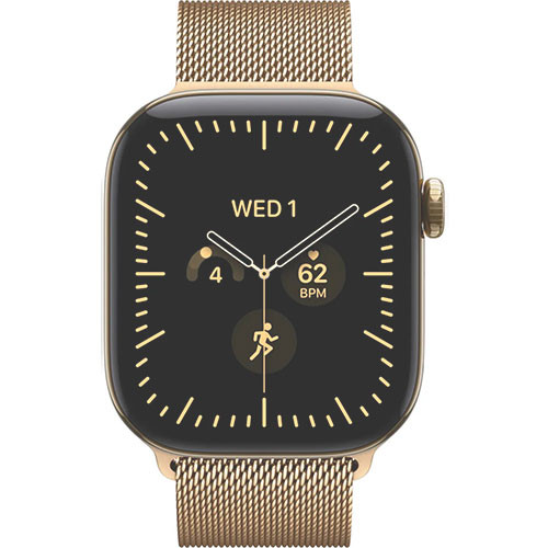APPLE Watch Series 12 (46mm) Radiant Gold, Milanese Loop | MK04126